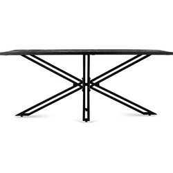 Benoa Orleans Yana Dining Table Black 140 cm