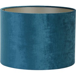 Light & Living - kap - Gemstone - blauw - textiel - Ø 25cm - E27 - 2225798
