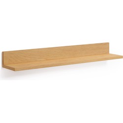 Kave Home - Abilen wandplank in eiken fineer 80 x 15 cm FSC 100%