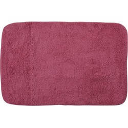Badkamermat donker roze 90x60 cm - Badmatjes