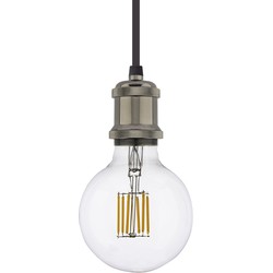 Groenovatie Vintage Hanglamp Fitting E27, Parelzwart