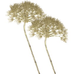 Kunstbloem - 2x - Heracleum berenklauw - 80 cm - Kunstbloemen