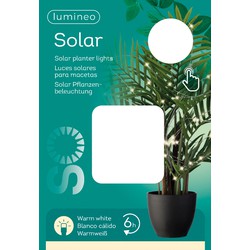 Solar-Pflanzenleuchten warmweiß - Lumineo