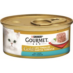 Gold hartig torentje met tonijn 85g kattenvoer - Gourmet