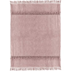 Unique Living - Plaid Saba 130x180cm Old Pink