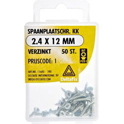 Spaanplaatschr. kk 4.5 16mm verzinkt 26 st.
