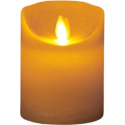 Kerzenwachs rustikale bewegliche Flamme 7,5x10 cm gelb ocker u.a. - Anna's Collection
