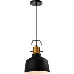 QUVIO Hanglamp rond zwart - QUV5127L-BLACK