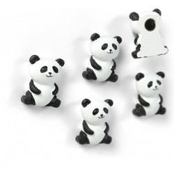 Trendform Magnetische Panda - set van 5 zwart/wit