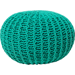CONRAD  - Poef - Smaragdgroen - 50 cm - Katoen