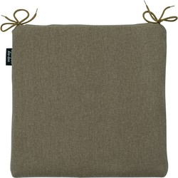Zitje universeel 40x40 met rits Taupe eco nature outdoor - Madison