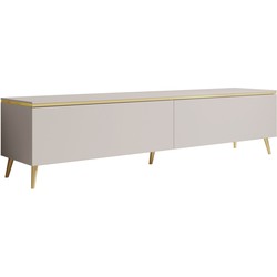 Meubella TV-Meubel Assunta - Beige - 180 cm - Staand