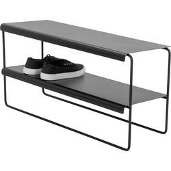 Spinder Design schoenenrek Nivo 70 - Zwart - 7 paar schoenen