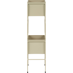 Beliani COTINUS - Bloempot voor binnen-Beige-IJzer
