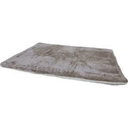 Boon plaid supersoft 120x80 cm taupe/beige