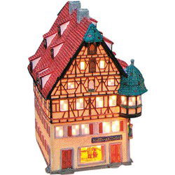 Lichthuis "Marien-Apotheek" Rothenburg van porselein, veelkleurig (B/H/D) 15x19x10cm