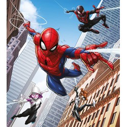 Sanders & Sanders fotobehang Spider-Man rood en blauw - 1,8 x 2,02 m - 601039