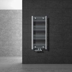 Badkamerradiator Sahara 400 x 800 mm Chroom recht + middenaansluiting