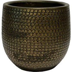 HS Potterie Bruin Brons Koper Pot Dallas - 16x14