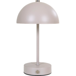 Lumi led tafellamp beige - Ø16,5 x 25 cm