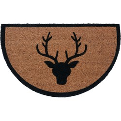 SVJ Deurmat Hert Rechthoekig - 75 x 45 cm - Kokos - Bruin