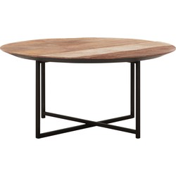 DTP Home Coffee table Cosmo round small,35xØ75 cm, recycled teakwood