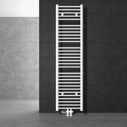 Badkamerradiator Sahara 400 x 1800 mm Wit recht + midden aansluiting