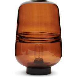 Riviera Maison Tafellamp slaapkamer woonkamer  - Horizon Sunset Orange USB Lamp - Oranje