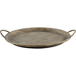 Countryfield Dienblad - Monaco - Metaal - brons - Dia 33 cm - Dienbladen