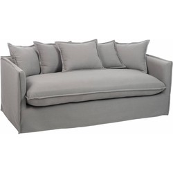 Cushions - Sofa - met kussens - linnen - grijs