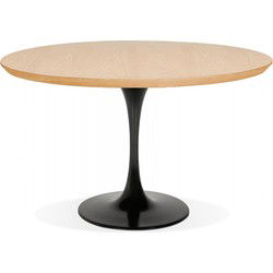 Ronde eetkamertafel BRIK 140x140x77 cm Beige