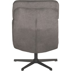 LABEL51 Fauteuil Alvar - Antraciet - Cosmo - Excl. Hocker