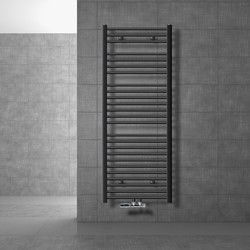 Badkamerradiator Sahara 600 x 1500 mm antraciet recht + middenaansluiting