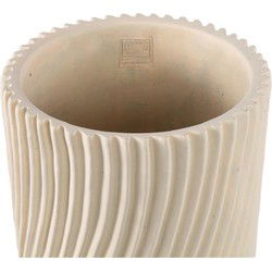 PTMD Vaas Lianna - 22x22x50 cm - Cement - Creme
