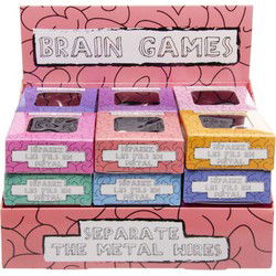 Decopatent 24 STUKS Metalen IQ Puzzels - Geduldspel - Uitdeelcadeaus - Traktatie Uitdeelcadeautjes voor kinderen - Grabbelton - School - Kinderfeestje - Klein Speelgoed Trakteren - Grabbelton Traktaties Cadeautjes