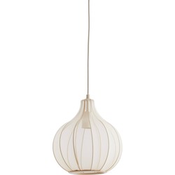 Light & Living - hanglamp - Elati - beige - textiel - E27 - 2976627