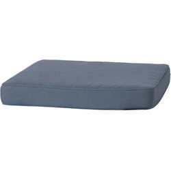 Lounge luxe 73x73 Rib grey (2 stuks)
