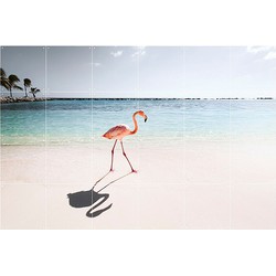 ixxi Claire Droppert Muurdecoratie Kunststof Pink Paradise - 120 x 80 cm