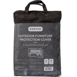 Exotan Beschermhoes Loungeset San Remo - PE - Zwart - 45x30x14