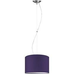 hanglamp basic deluxe bling Ø 30 cm - paars