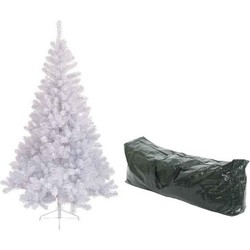 Witte Kerst kunstboom Imperial Pine 210 cm - Kunstkerstboom