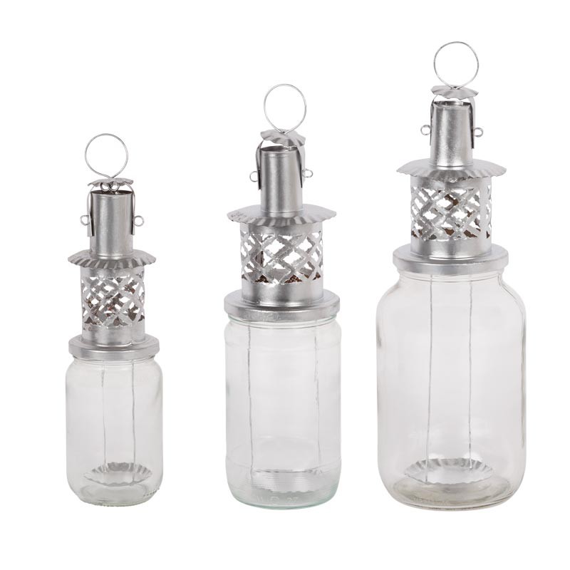 Lantern confiture silver S-M-L - (M) medium - 