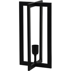 D - Light & Living - Tafellamp MACE - Ø21x40cm - Zwart