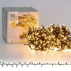 Cluster lichtketting 30m warm wit 1500 LED