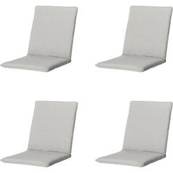 Madison -  Stapelstoelkussen Panama linnen - Ca. 97x49 cm - Set van 4