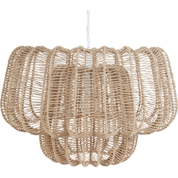 Beliani SAISI - Hanglamp-Beige-Papier touw