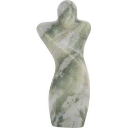 Present Time - Beeld Man Abstract - Himalayan green