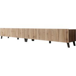 Meubella - TV-Meubel Pepinos 2 - Eiken - 300 cm