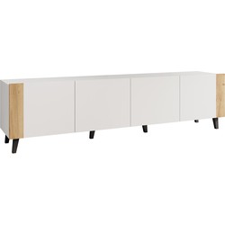 Meubella - TV-Meubel Formentera - Wit - 200 cm
