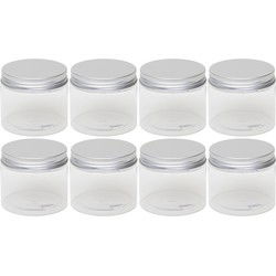8x Mini weckpotje/inmaakpotje 150 ml van kunststof - Weckpotten